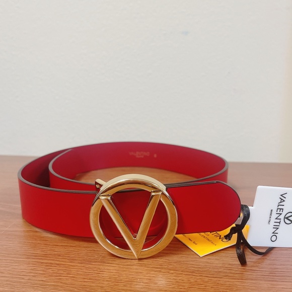 Valentino Accessories Valentino Belt Small Size Red Poshmark